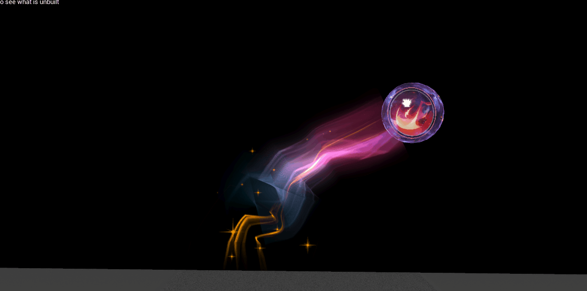 宝物球拖尾特效