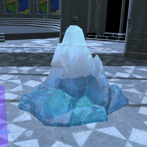 基于 VAT 的冰块融化特效