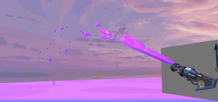 Niagara 批量液体子弹效果